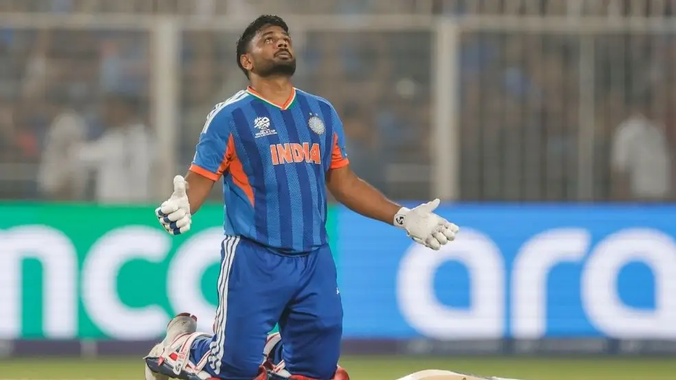 Sanju Samson celebration