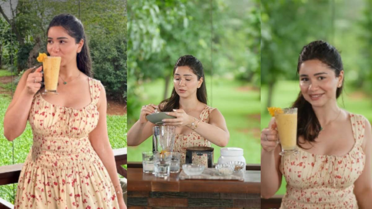 Sara Tendulkar Pineapple-Mango Smoothie