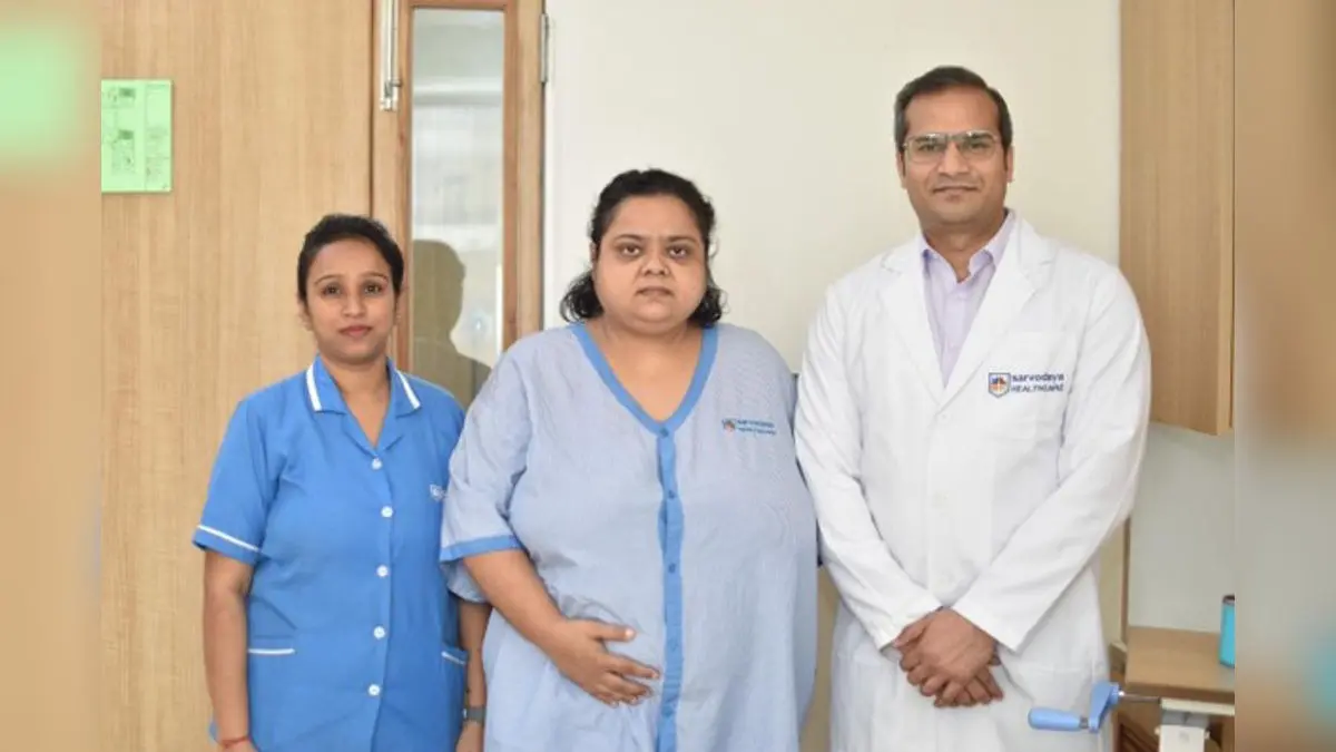 Sarvodaya Hospital, Greater Noida West, Successfully Performs Laparoscopic Sleeve Gastrectomy On 38-Year-Old Woman Suffering From Severe Obesity