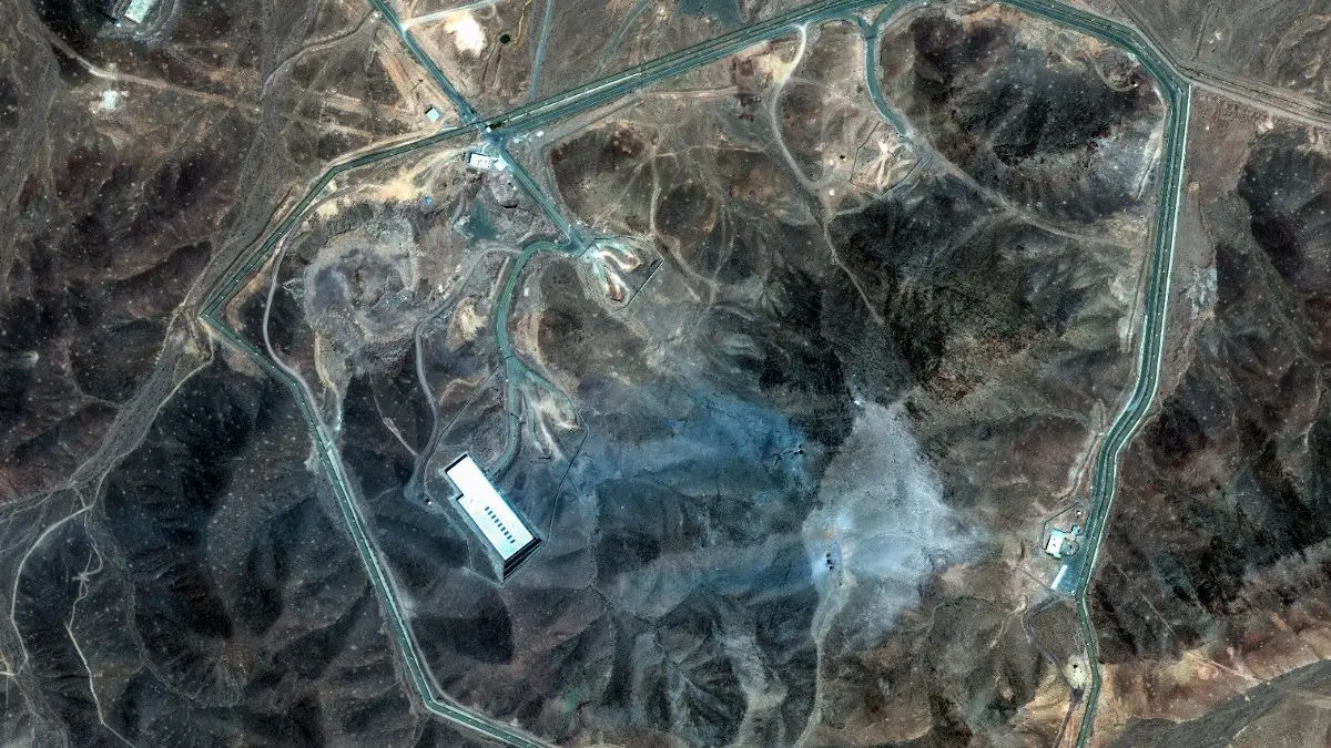 Satellite Images of the Fordow site, Iran.