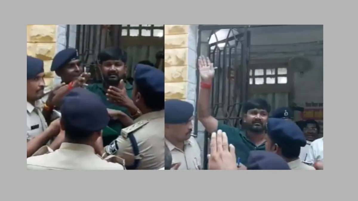 satyendra sah rjd candidate arrested after bihar election 2025 nomination in sasaram