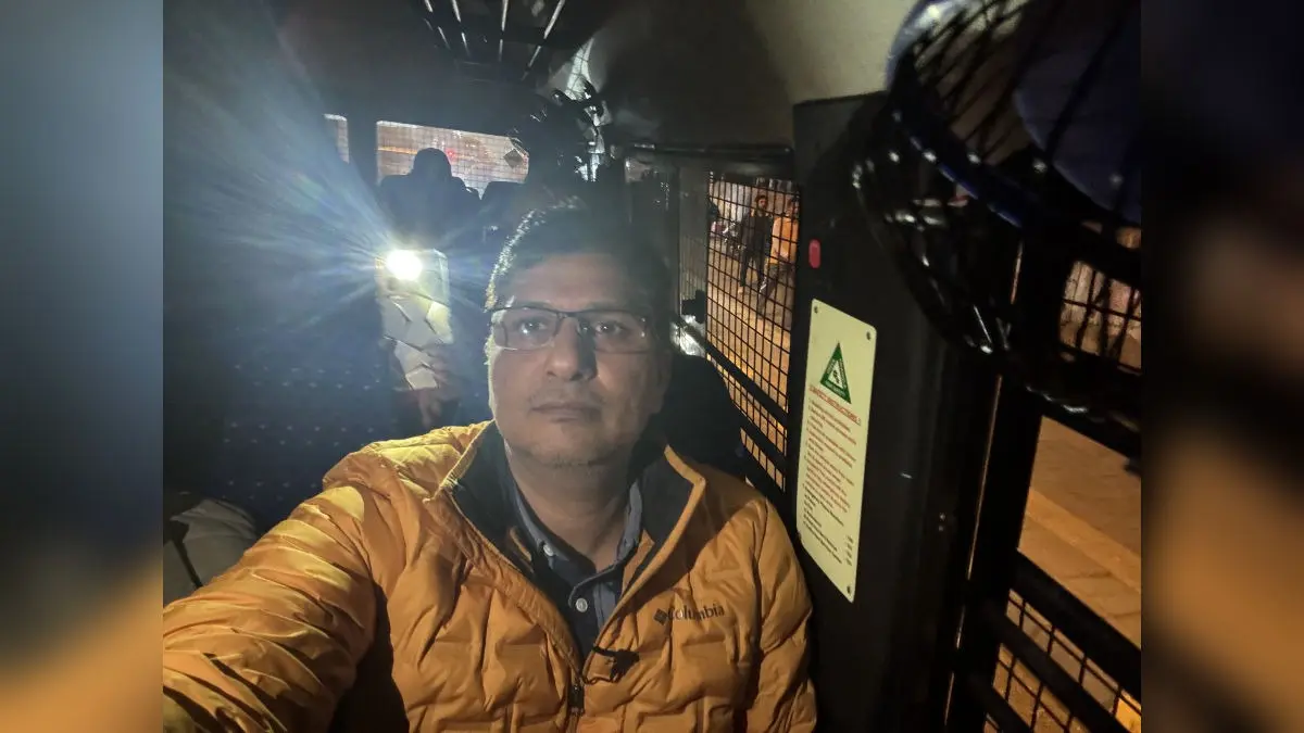 Saurabh Bharadwaj Detained During Candle March Over Janakpuri Biker's Death In Delhi Saurabh Bharadwaj Detained Amid Protest Against Janakpuri Biker's Death In Delhi