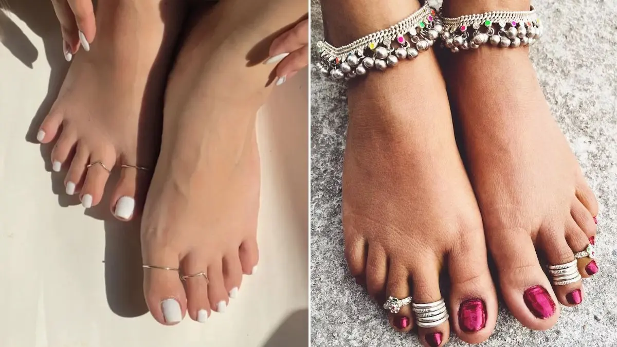 Sawan gift toe ring for wife