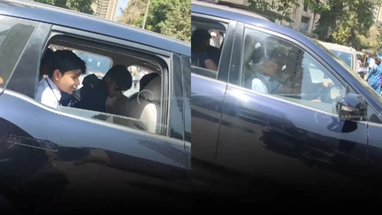 Bad Parenting? Video of School Kids Driving SUV in Thane Draws Netizens' Ire | WATCH School Kids Driving SUV Viral Video