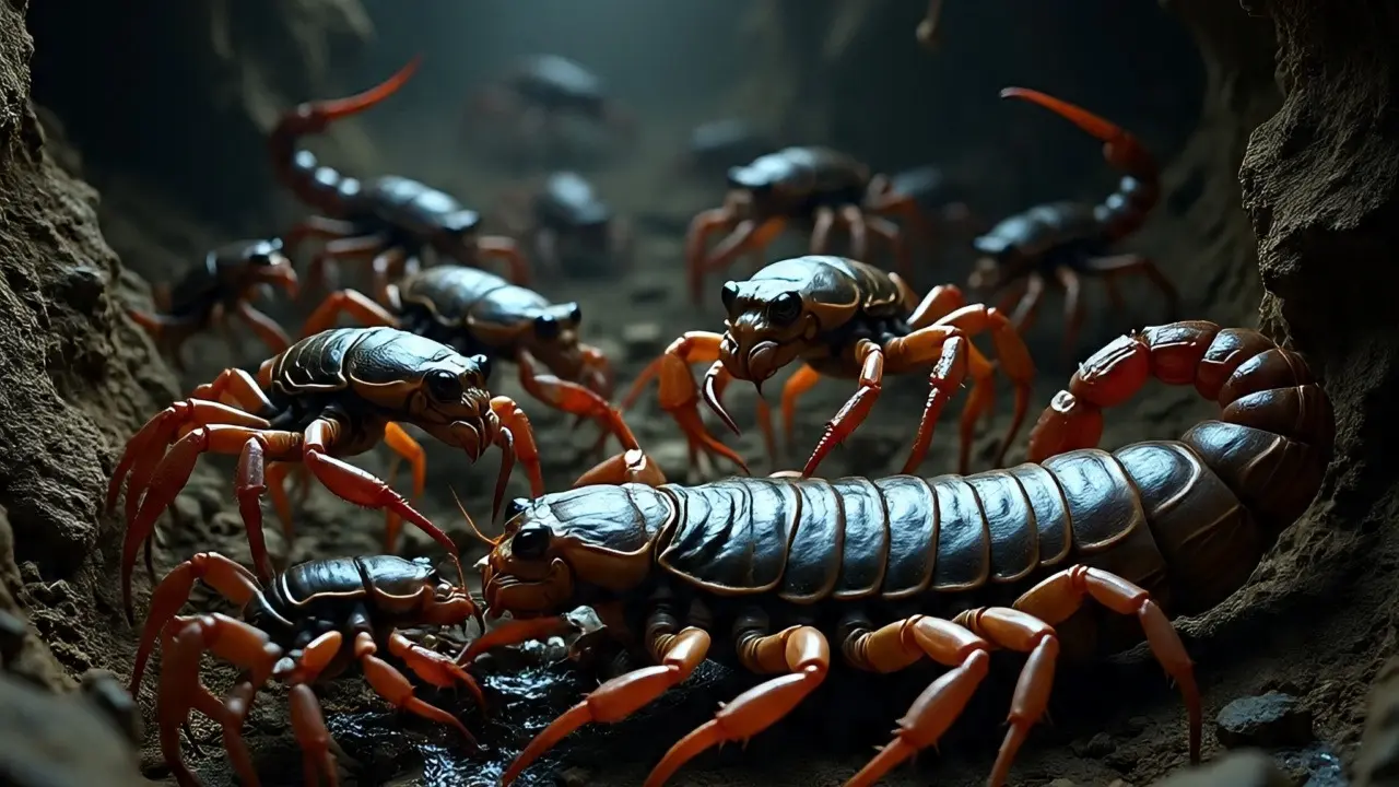 children of scorpion eat their own mother after birth know reason