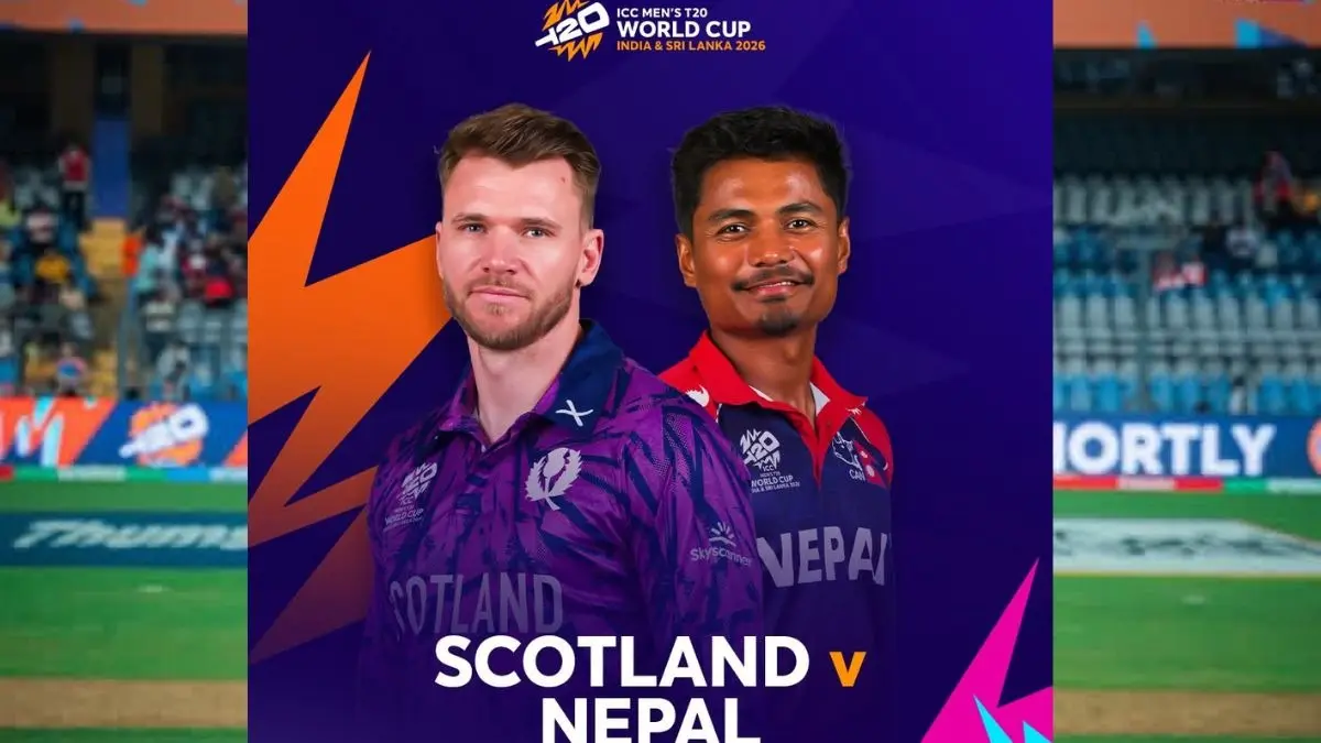 T20 World Cup: नेपाल ने स्कॉटलैंड को 7 विकेट से दी मात, माइकल जोन्स की तूफानी पारी हुई बेकार Scotland vs Nepal T20 World Cup 2026