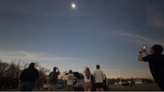 Total solar eclipse in North America