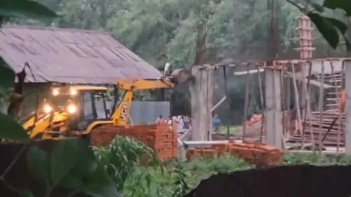 YSRCP office demolished by authorities on Saturday