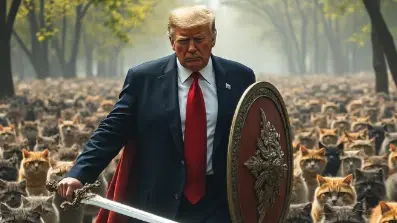 Trump Sparks Controversy with AI-Generated Cat and Duck Image Amid Pet Abduction Allegations in Ohio Trump Sparks Controversy with AI-Generated Cat and Duck Image Amid Pet Abduction Allegations in Ohio