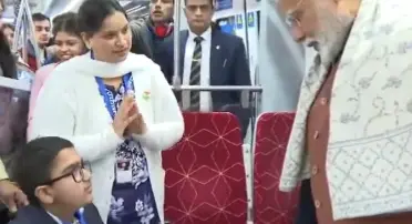PM Modi Inaugurates Namo Bharat's 13-Km Delhi Corridor, Takes Ride with School Children | VIDEO