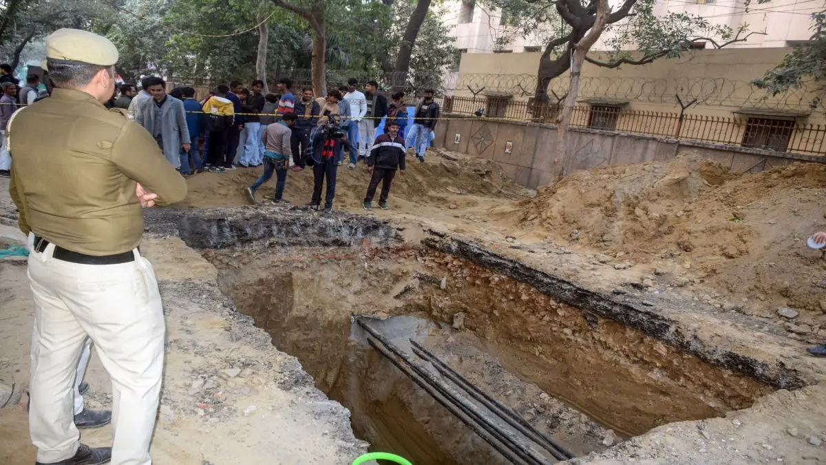 Second Arrest Made After Janakpuri Biker Falls To Death In Open Pit, Delhi Jal Board's Site Supervisor Held Amid Probe Second Arrest In Janakpuri Biker's Death: DJB's Site Supervisor Held