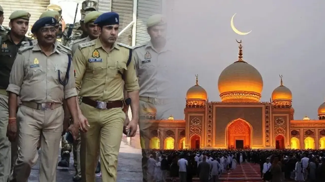 Security on Eid in Sambhal