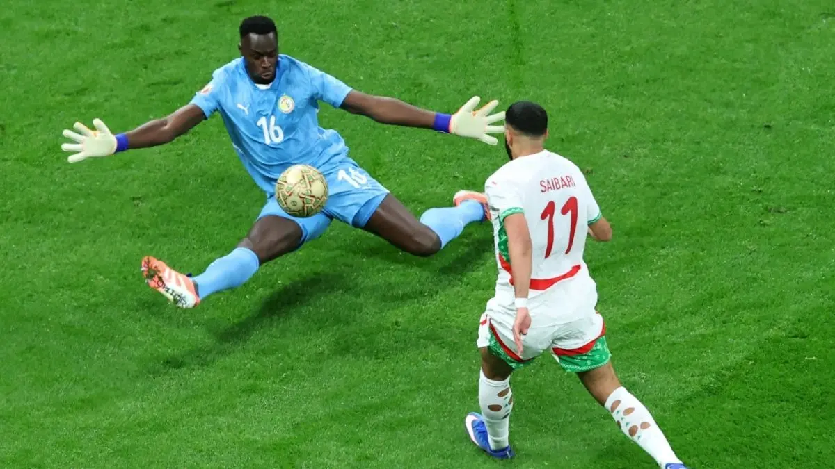 The Towel Tussle That Made Senegal’s Second-Choice Goalkeeper A National Hero at Africa Cup Senegal goalkeeper Edouard Mendy