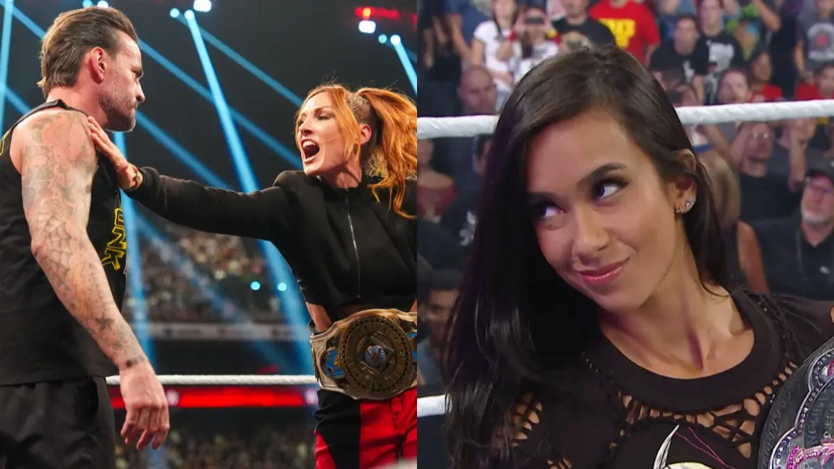 Seth Rollins, Becky Lynch, AJ Lee