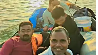 Seven Bihar Youths Travel 550 km To Prayagraj Maha Kumbh Mela via Motorboat To Avoid Traffic Jam