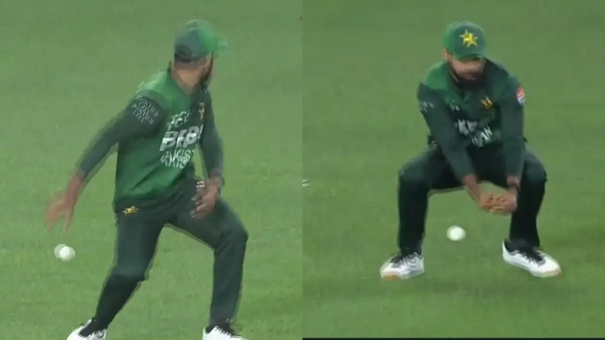 'India Gate?' - Pakistan's Shadab Khan Trolled For Fielding Blooper During NZ vs Pak 3rd T20I | WATCH VIDEO Shadab Khan misfield