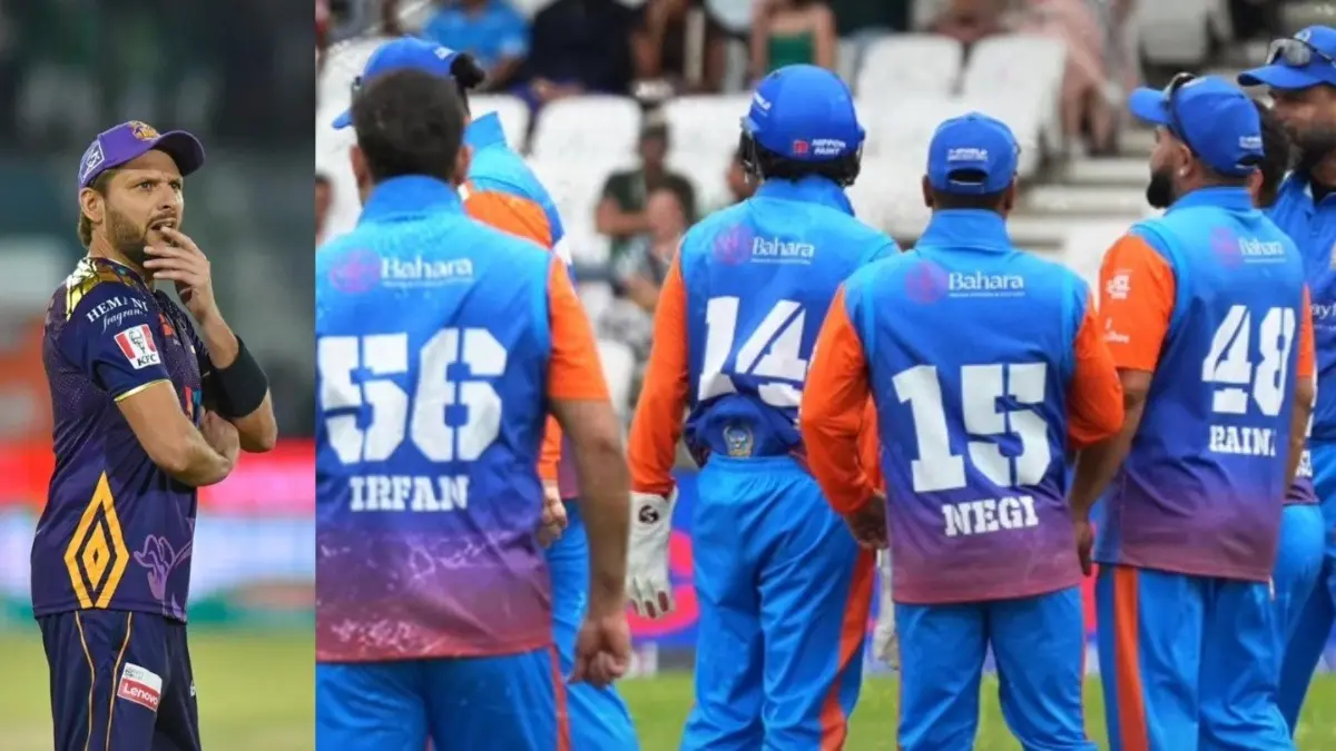 Shahid Afridi and Team India Champions