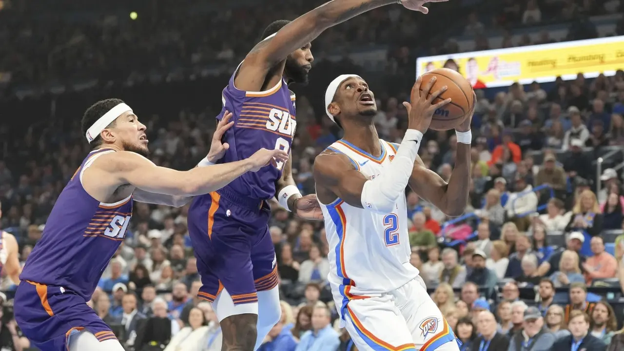 OKC’s Gilgeous-Alexander Joins Elite List Of Players To Score 50-plus At Least 3 Times In 7 Games Shai Gilgeous-Alexander