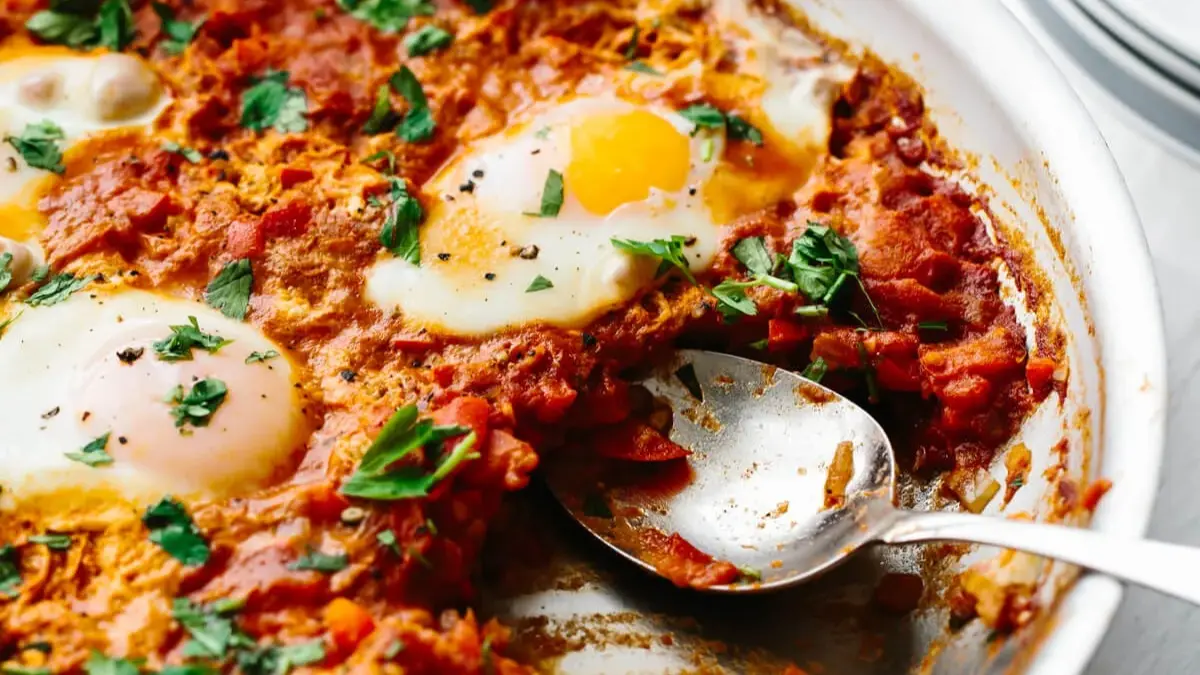 Elevate Your Breakfast With North African-Style Egg Poach, Shakshuka Recipe Shakshuka