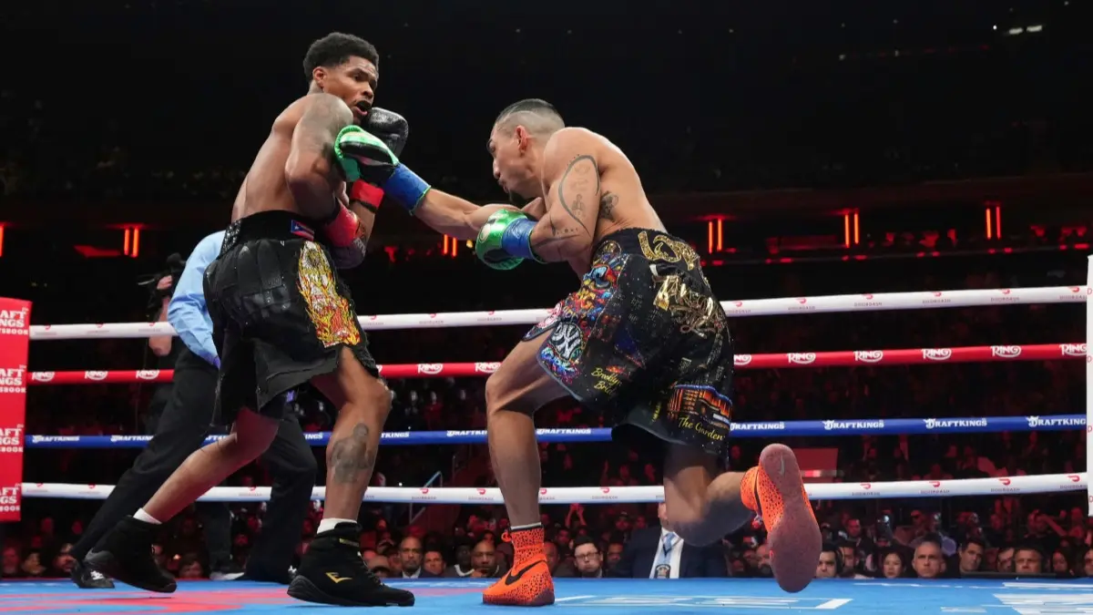 Shakur Stevenson Outclasses Teofimo Lopez To Capture WBO Junior Welterweight Belt; Become Fourth-Division Champion Shakur Stevenson, Teofimo Lopez