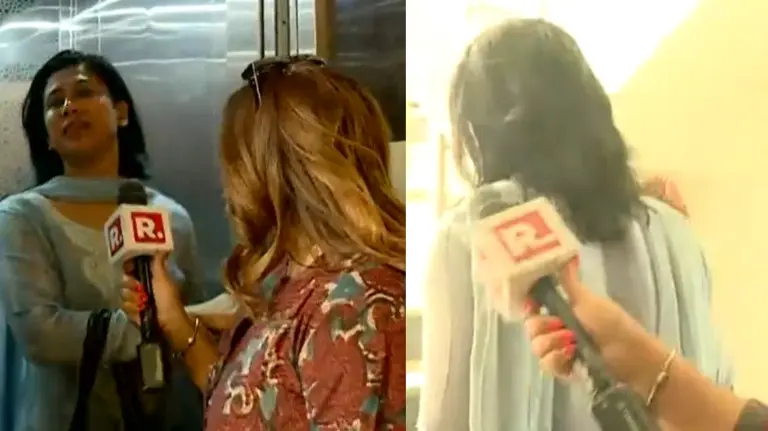 Shama Mohamed confronted