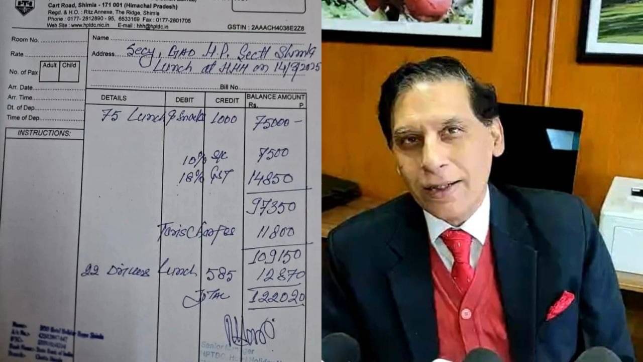 'Shameful... Can't Get Worse': Netizens Lambast Himachal Chief Secy After Rs 1.2 Lakh Bill For Private Holi Party Goes Viral