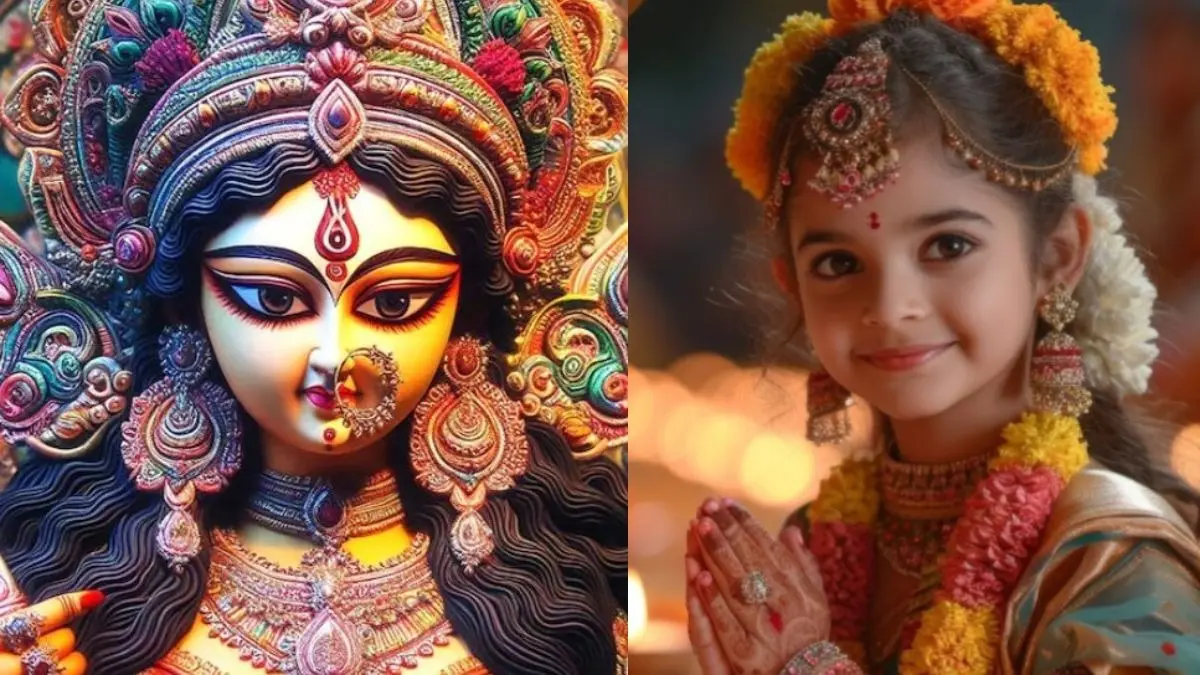 shardiya Navratri 2025 when is Ashtami also know the auspicious time for worship to goddess maa durga to bring peace and prosperity to home kanya pujan ka samay kab hai