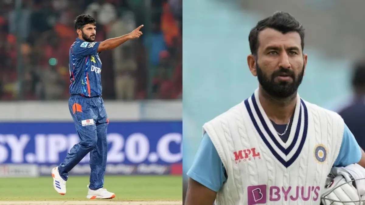 Shardul Thakur and Cheteshwar Pujara