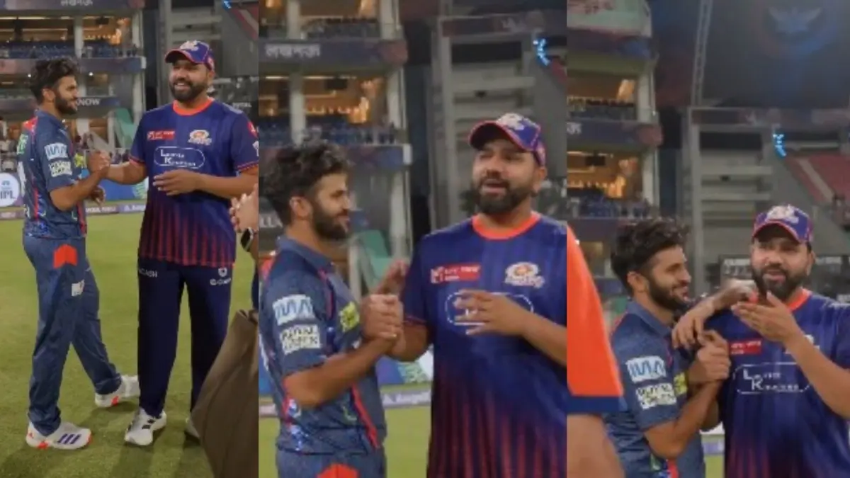 Shardul Thakur and Rohit Sharma