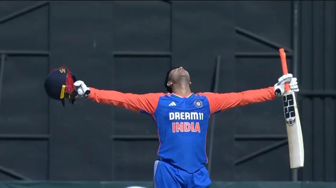 Abhishek Sharma Announces His Arrival By Scoring His First Ever T20I Century For India vs Zimbabwe Abhishek Sharma scores first hundred for India