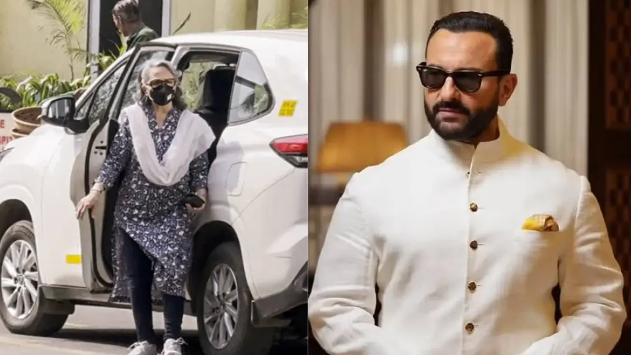 Sharmila Tagore meets son Saif Ali Khan