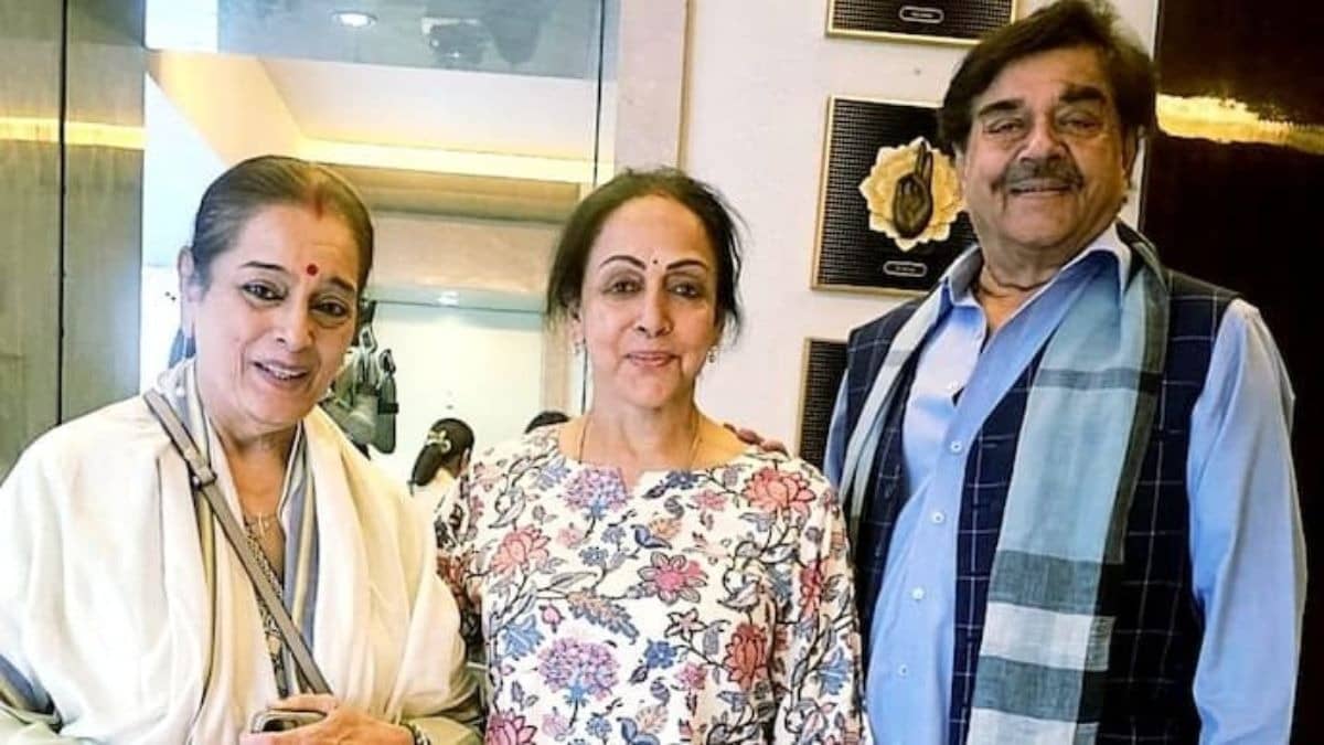 Shatrughan Sinha with Hema Malini
