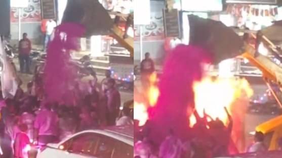 शिवाजी पाटिल आग में झुलसे