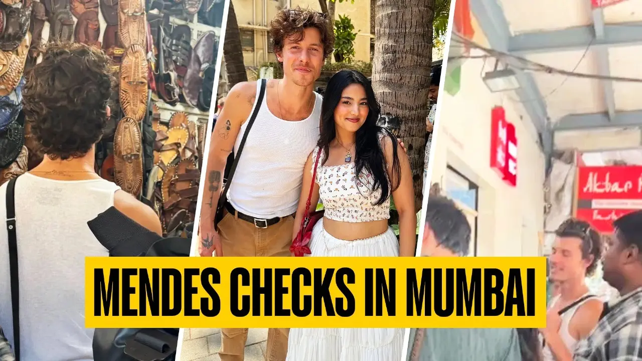 Shawn Mendes Goes Unrecognized In Mumbai As Singer Goes For Street Shopping In Colaba Ahead Of Lollapalooza 2025 | WATCH Shawn Mendes checks in Mumbai ahead of musical festival Lollapalooza.