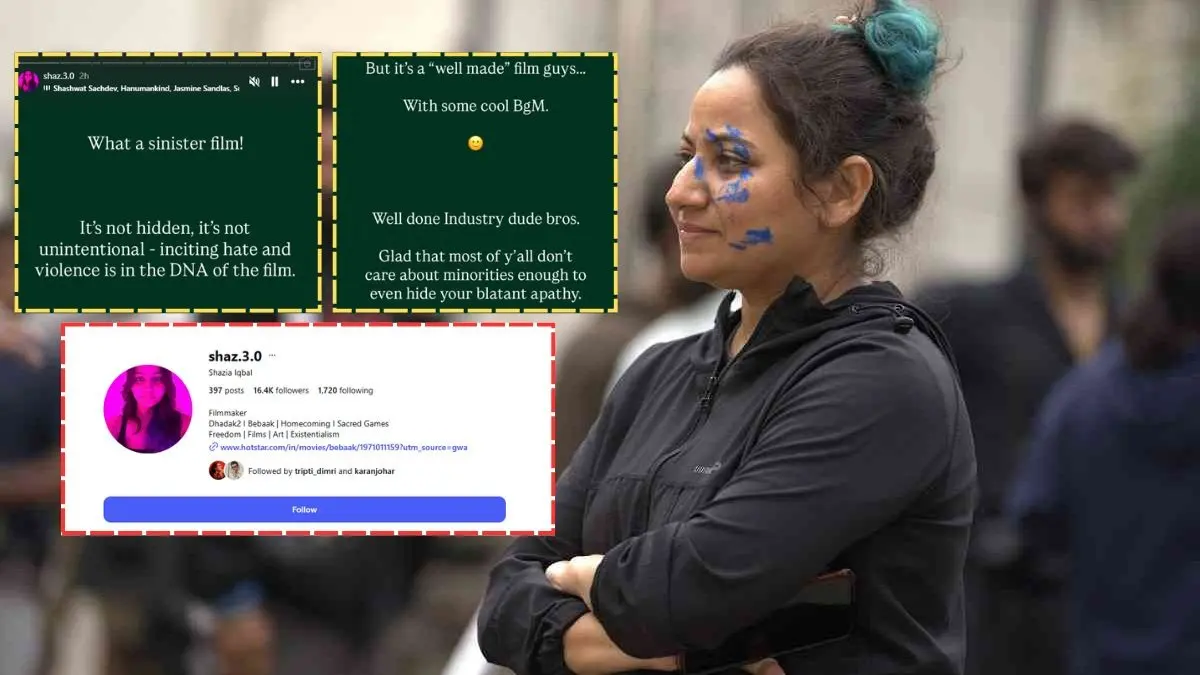 Dhadak 2 Director, Shazia Iqbal, Makes Big Social Media Move After Calling Dhurandhar A 'Sinister Film' Shazia Iqbal makes Instagram account private