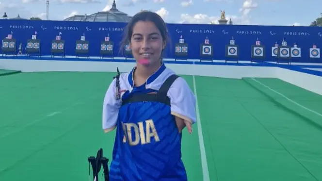 Sheetal Devi at Paralympics