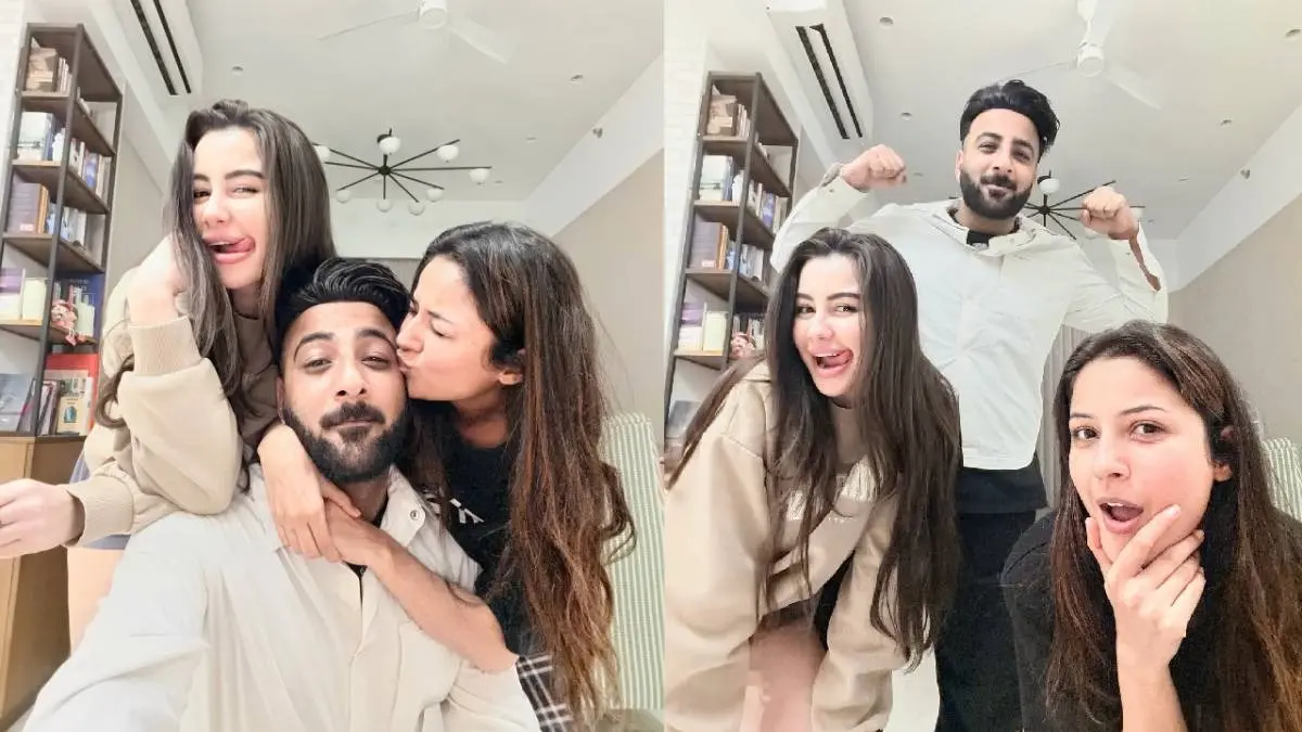 Shehnaaz Gill meets brother Shehbaz Badesha