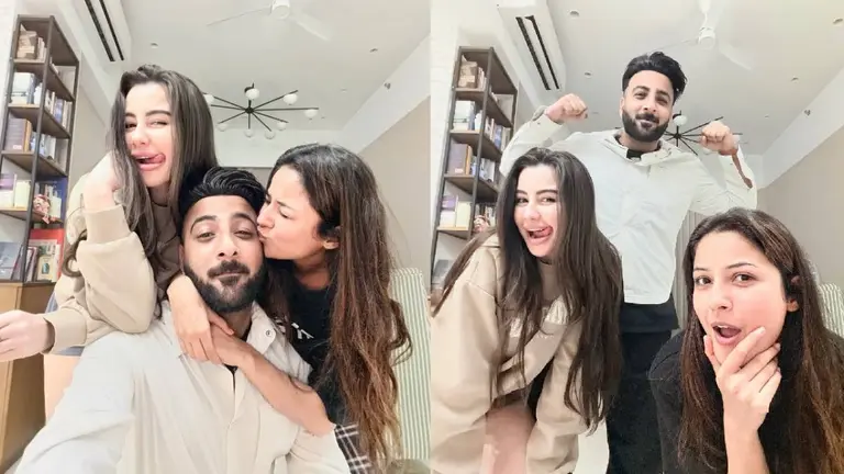 Bigg Boss 19 से बाहर आए शहबाज बदेशा, बहन शहनाज गिल ने ऐसे किया स्वागत, बोलीं- मेरे विनर आप हो Shehnaaz Gill meets brother Shehbaz Badesha