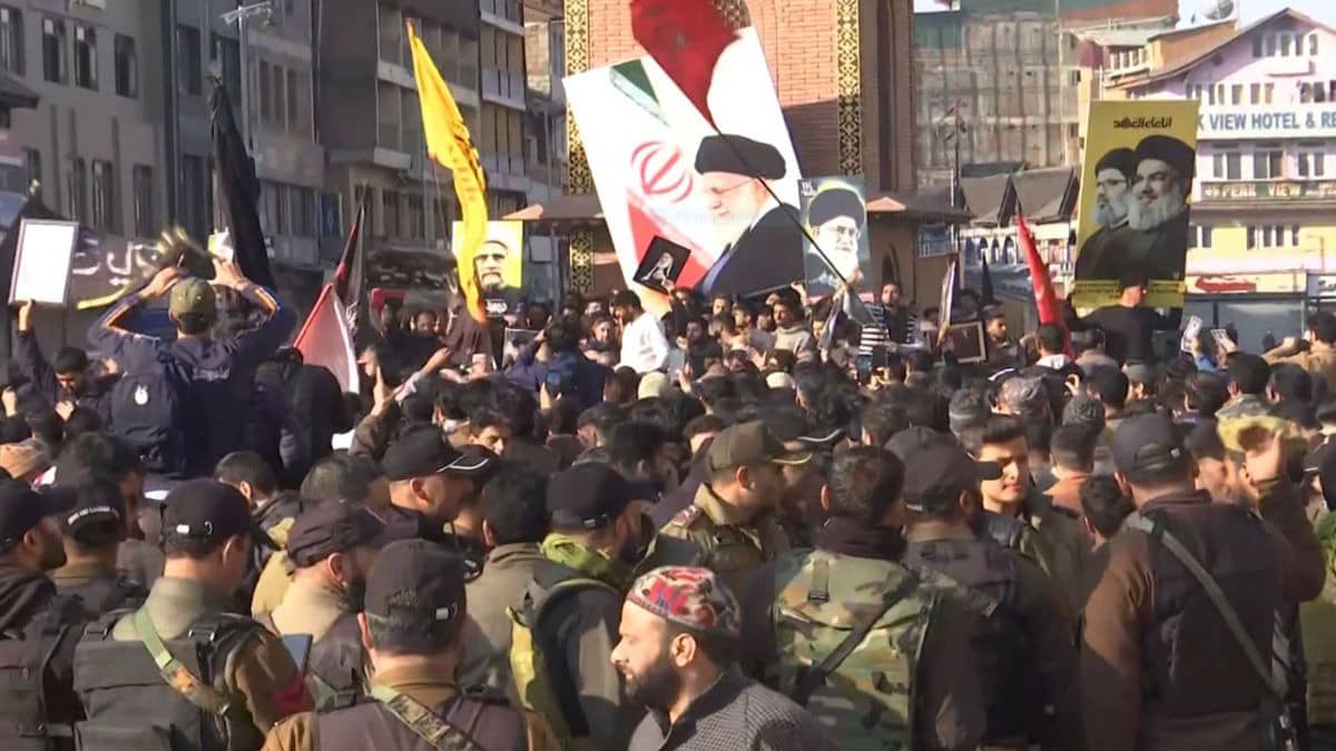 Shia Muslims In Srinagar Protest Killing Of Ayatollah Ali Khamenei In US-Israel Strikes