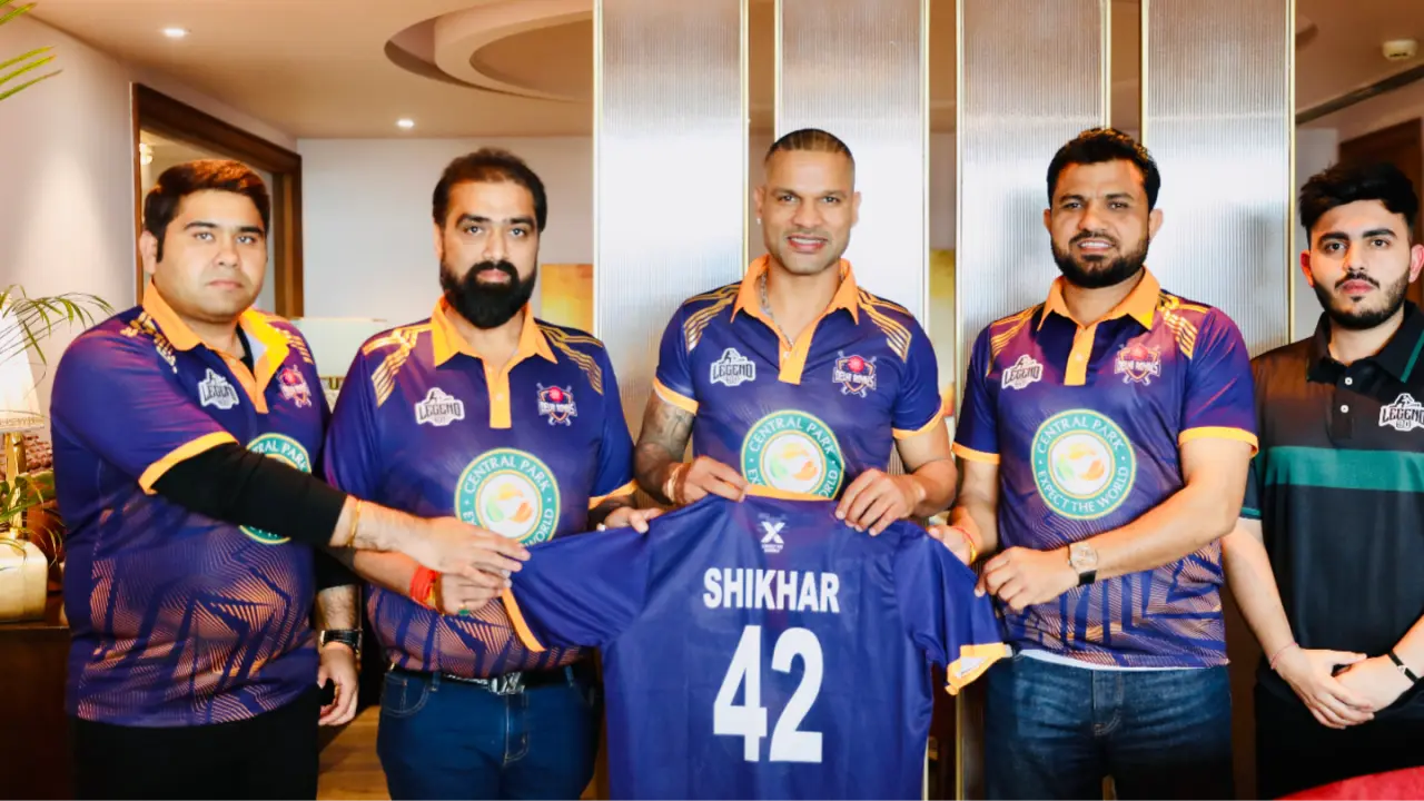 Delhi Royals Revolutionize Excitement Unveiling Team Jersey for Legend 90 League As Shikhar Dhawan Joins Delhi Royals Shikhar Dhawan