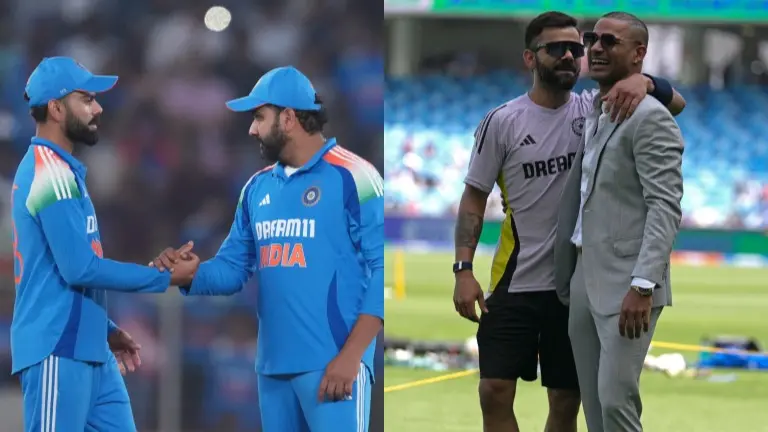 Shikhar Dhawan attended India vs Pakistan Champions Trophy match