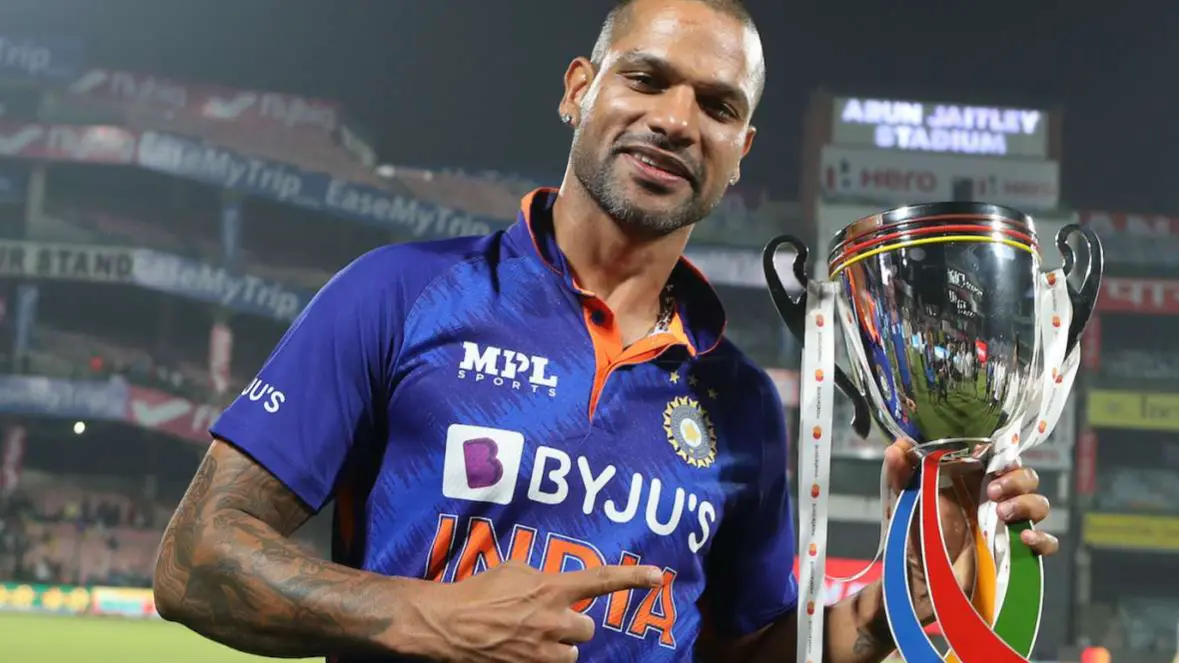 Shikhar dhawan entry in icc champions trophy 2025 as event ambassador