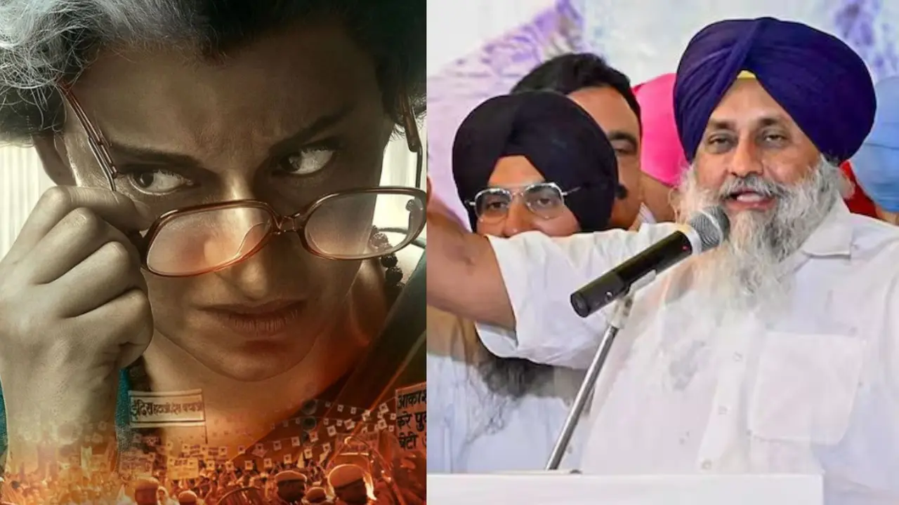 शिअद ने CBFC को भेजा कानूनी नोटिस, कंगना की फिल्म 'इमरजेंसी' पर की रोक लगाने की मांग Shiromani Akali Dal on Emergency