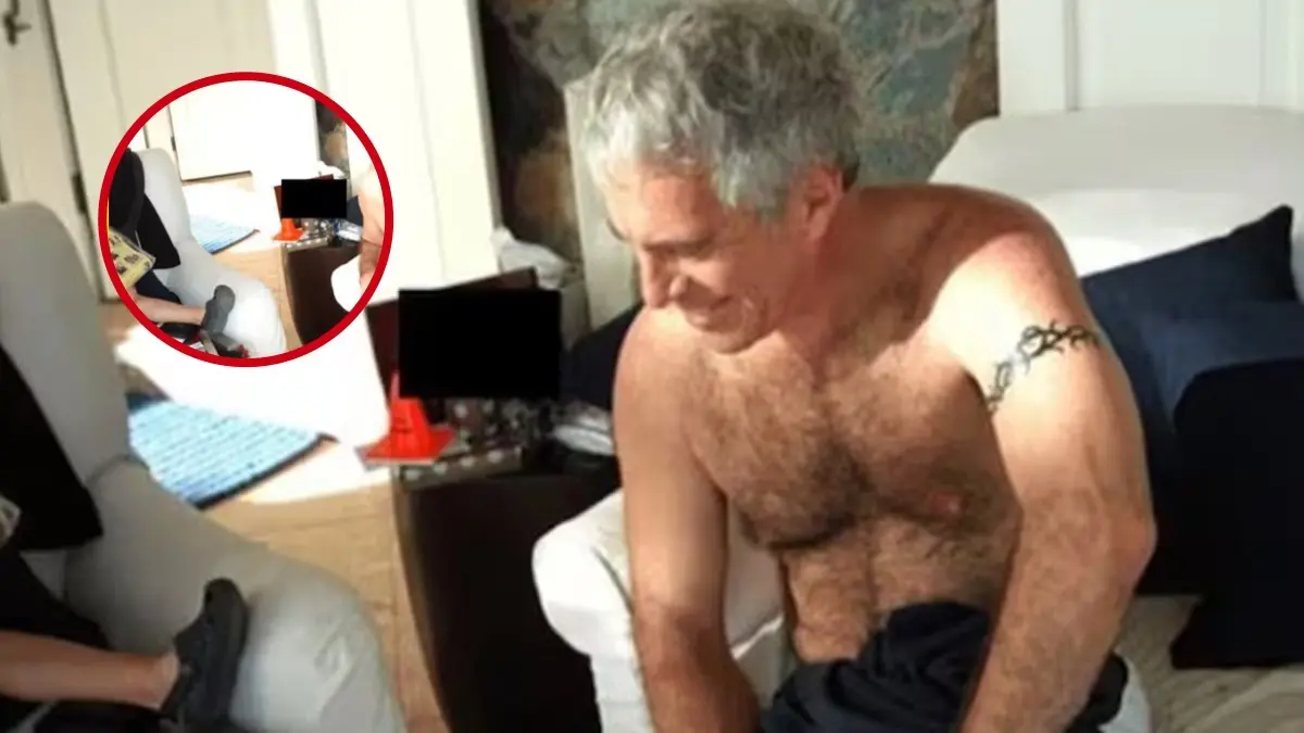 Shirtless Pedophile At Arms Length Of Tiny Child: Shocking Photo Drop From Epstein Files