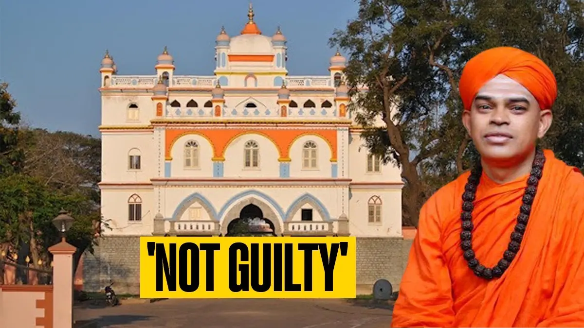 ‘Not Guilty’: Karnataka Court Acquits Murugha Math Seer, 4 Others In POCSO Case Shivamurthy Murugha Sharanaru acquited in POCSO case