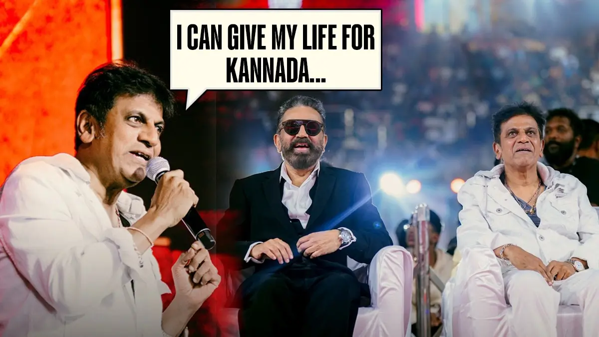 Shivarajkumar has defended Kamal Haasan in Kannada language row