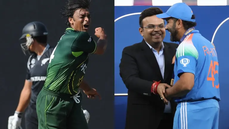 Shoaib Akhtar, Jay Shah and Rohit Sharma