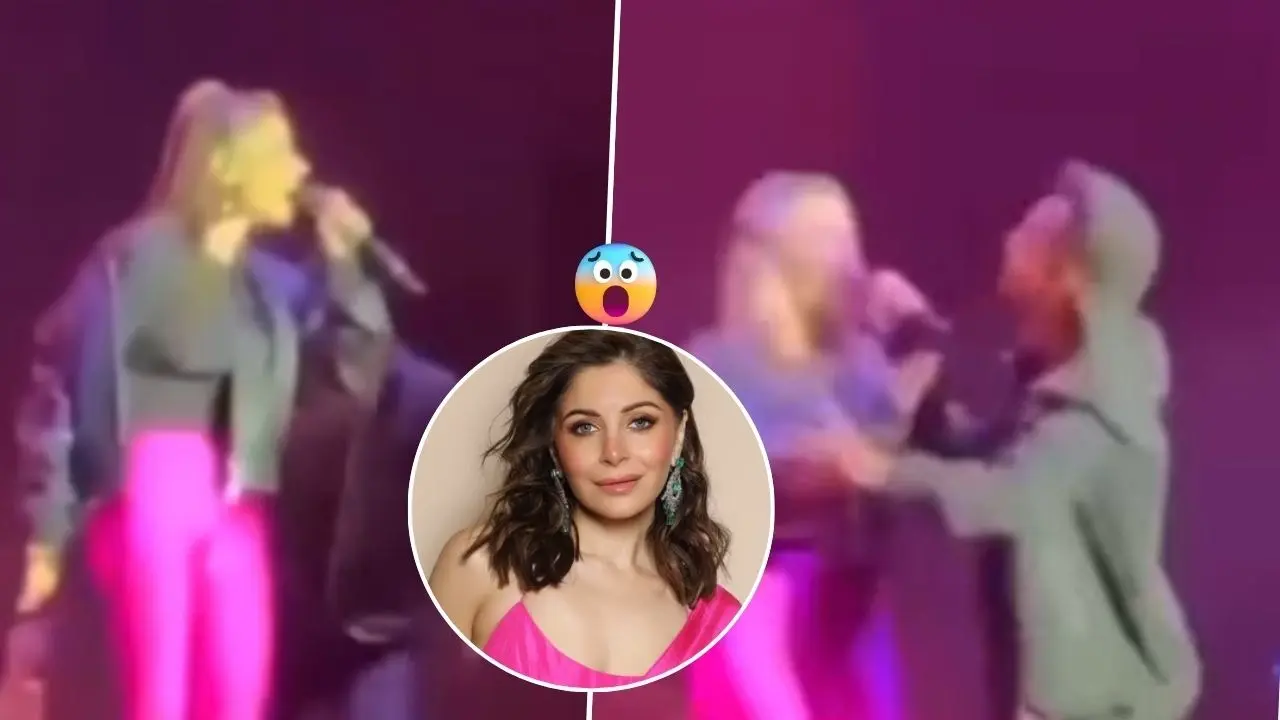 Shocking! Intruder Grabs Kanika Kapoor Mid-Performance In Meghalaya, Fans Appalled By Security Breach