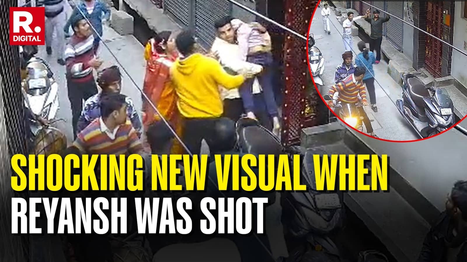 Shocking New Visuals Capture Exact Moment 8-Year-Old Reyansh Was Hit During Celebratory Firing | Watch