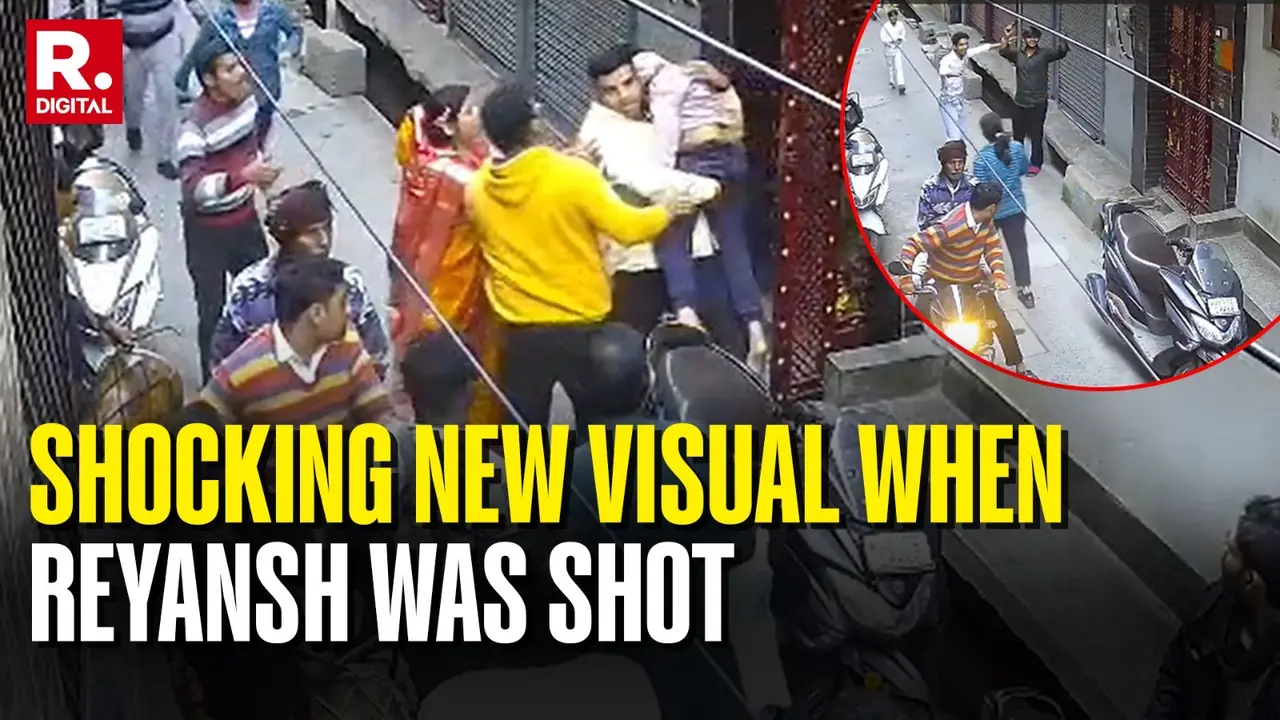 Shocking New Visuals Capture Exact Moment 8-Year-Old Reyansh Was Hit During Celebratory Firing | Watch Shocking New Visuals Capture Exact Moment 8-Year-Old Reyansh Was Hit During Celebratory Firing | Watch